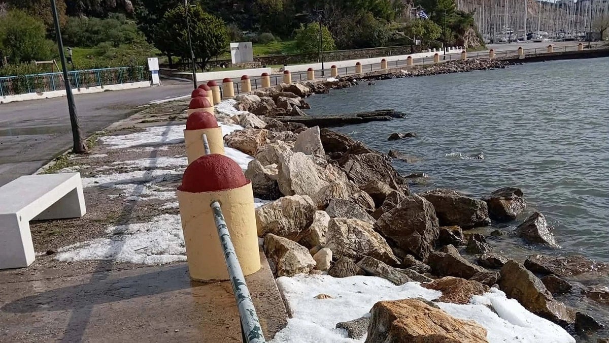 Ege’deki turistik adada 70 yıldır böylesi görülmedi