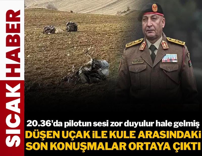 Düşen uçak ile kule arasındaki son konuşmalar ortaya çıktı! 20.36'da pilotun sesi zor duyulur hale gelmiş