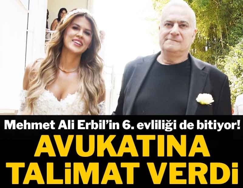 Mehmet Ali Erbil&#x27;in altıncı evliliği de bitiyor