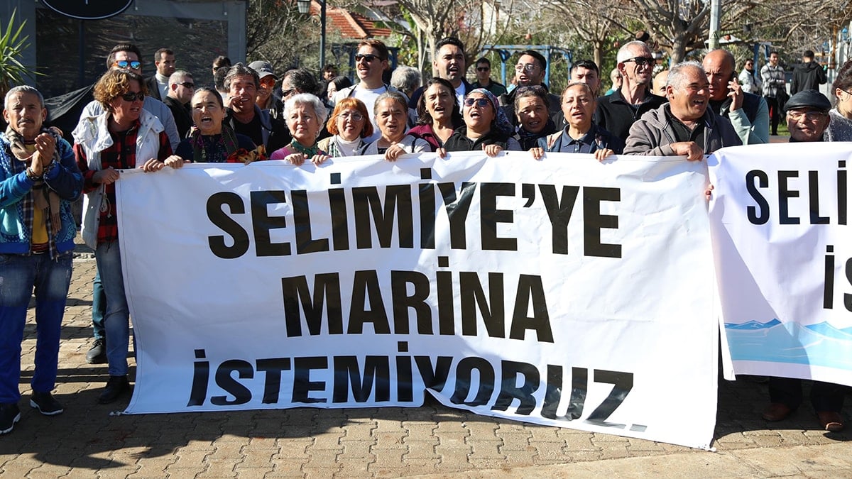 Marmaris Selimiye koyunda iskele kabusu