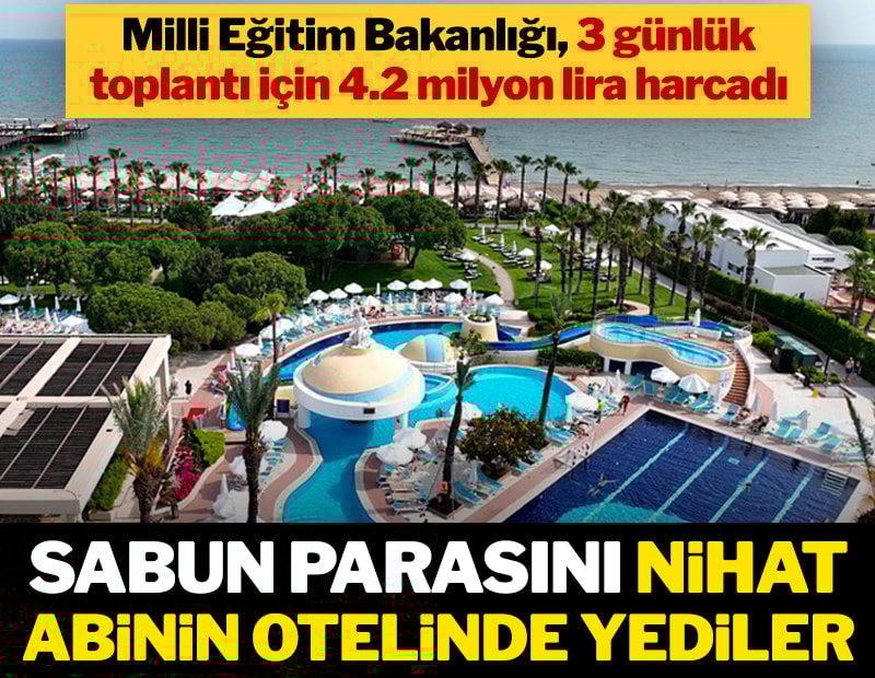 Eğitimde kriz MEB’de lüks