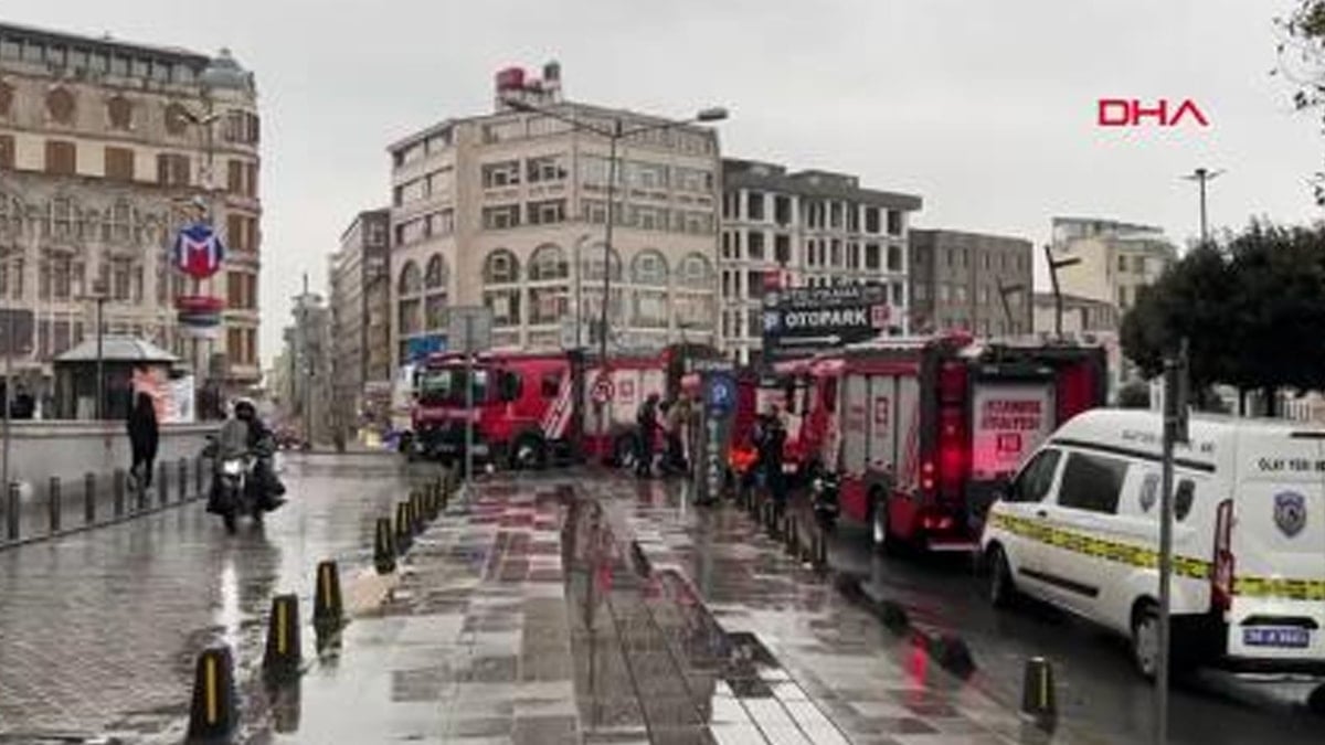 Şişhane metro istasyonunda intihar girişimi