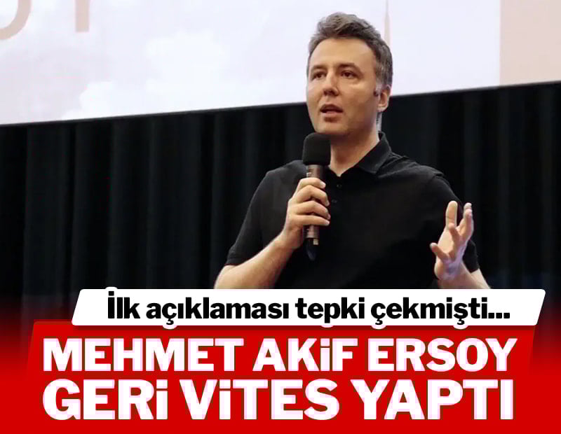 Mehmet Akif Ersoy&#x27;dan geri vites! &#x27;Siyasi operasyon&#x27; açıklamasına böyle açıklık getirdi