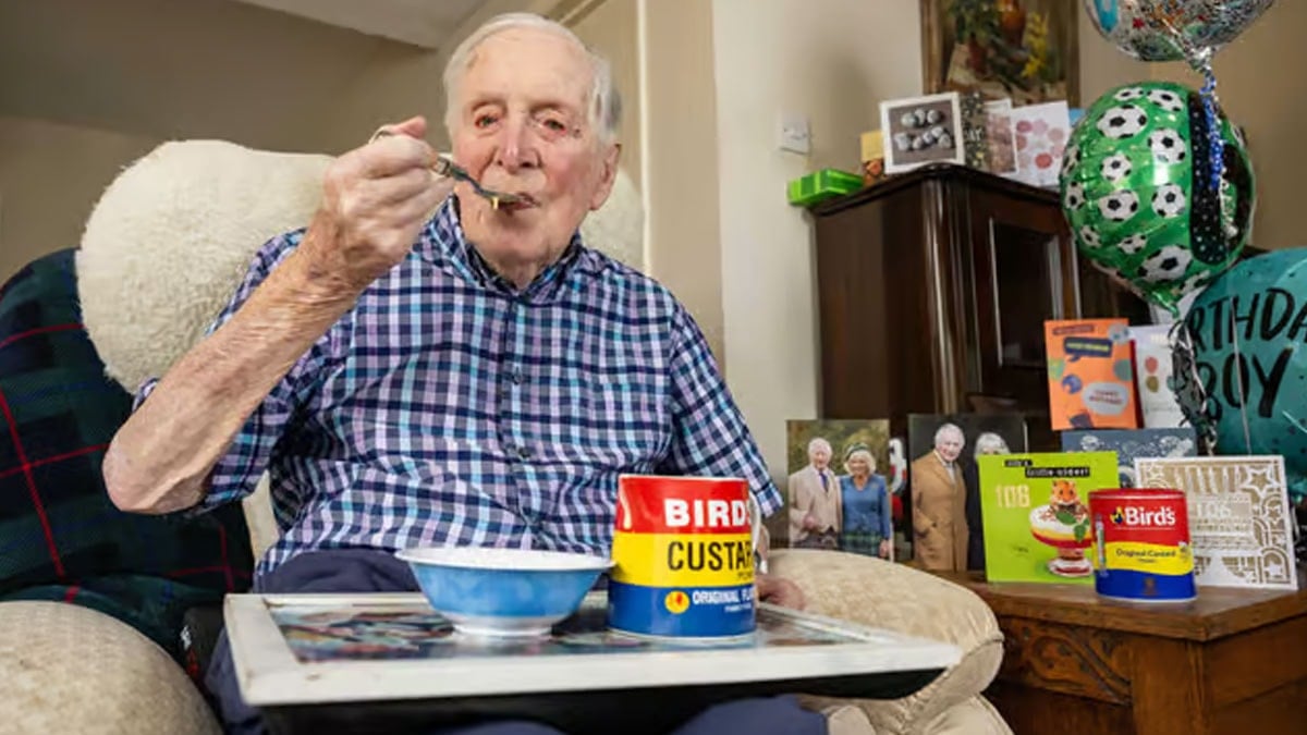 106 yaşına giren adam her gün mutlaka bir kupa bundan yiyor