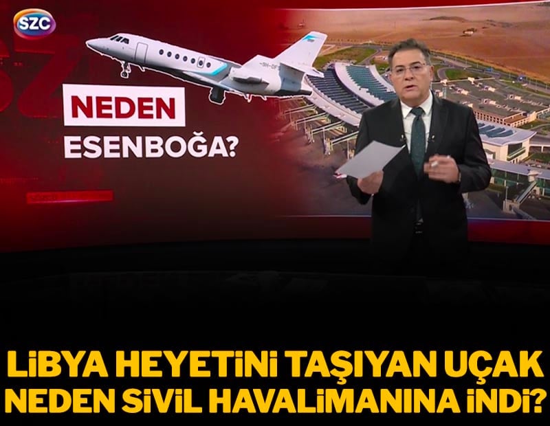Libya heyetini taşıyan uçak neden sivil havalimanına indi