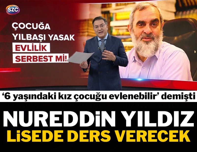 Nureddin Yıldız lisede ders verecek