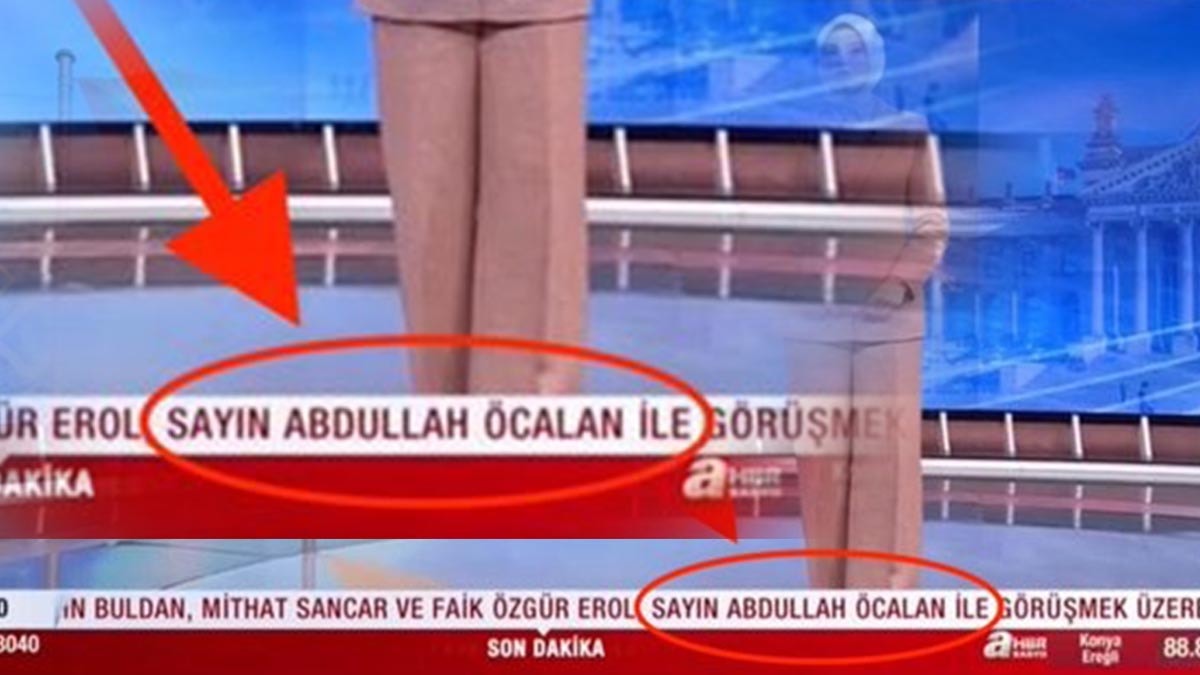 A Haber'den 'Sayın Öcalan' skandalı