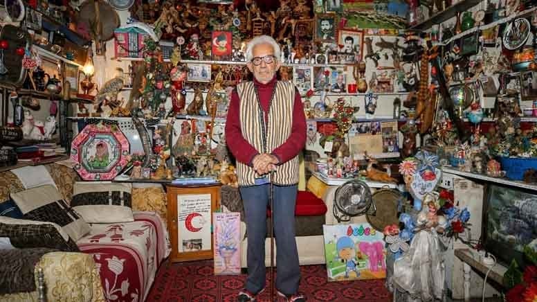 60 yılın hatırasını bir odaya sığdırdı