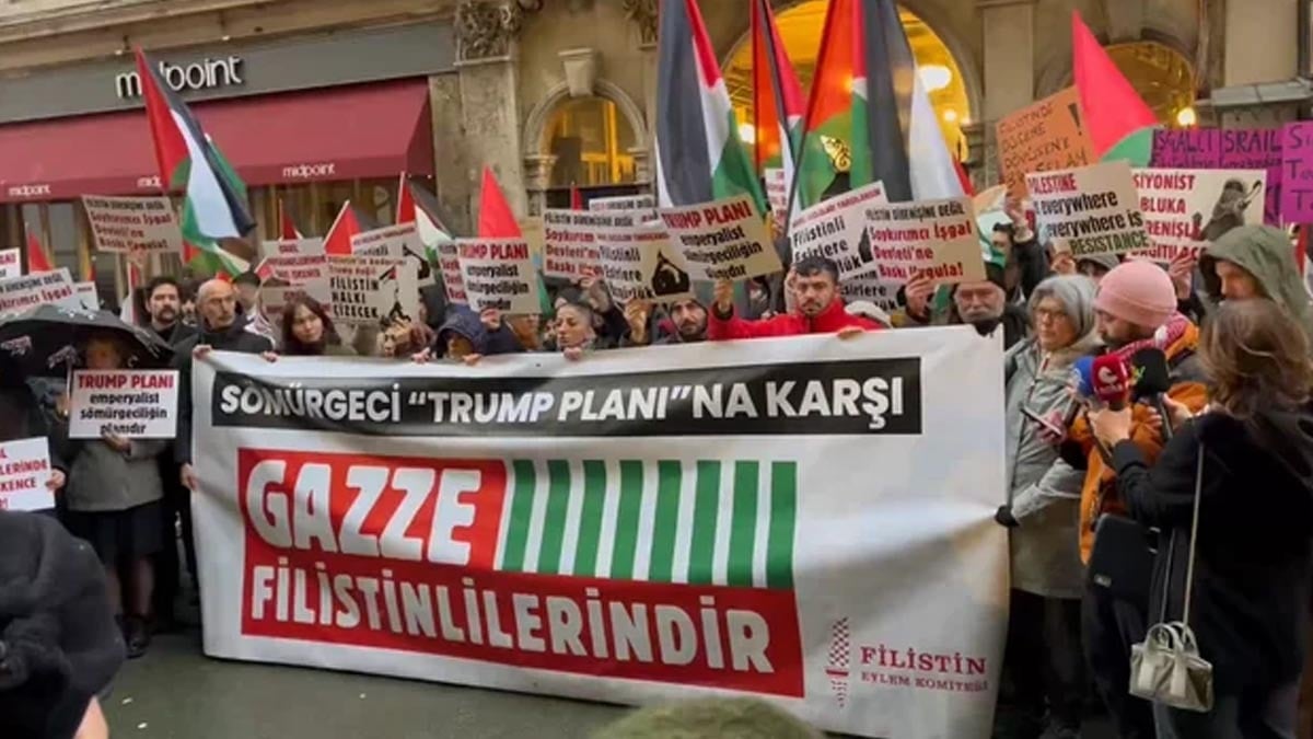 Filistin Eylem Komitesi, Trump'ın Gazze planını protesto etti