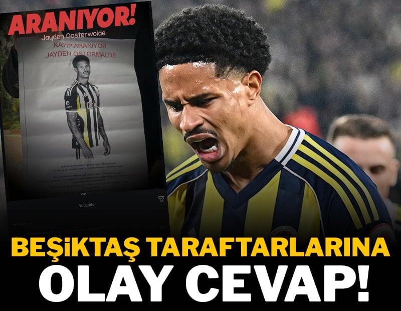 Oosterwolde'den Beşiktaş taraftarına cevap
