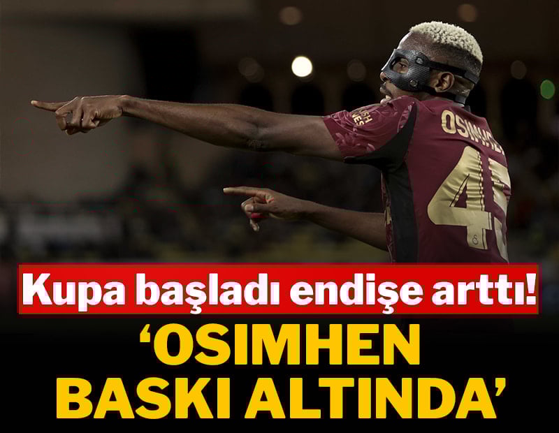 Nijerya kupa öncesi endişeli: 'Osimhen baskı altında'