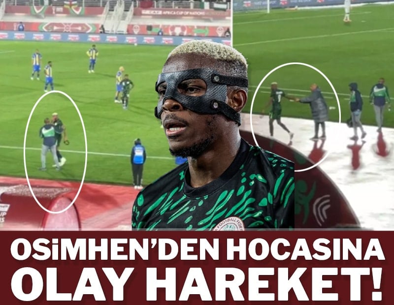 Osimhen çıldırdı! Nijerya'da olay hareket