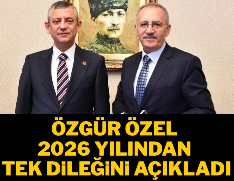 2026’dan tek dileğim erken seçim sandığı