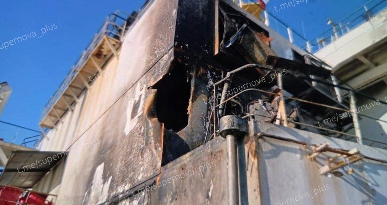 Sinop açıklarında vurulmuştu: Midvolga-2'den son görüntüler