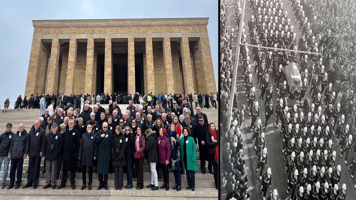 Fotoğraftakiler, 52 yıl sonra Anıtkabir’de