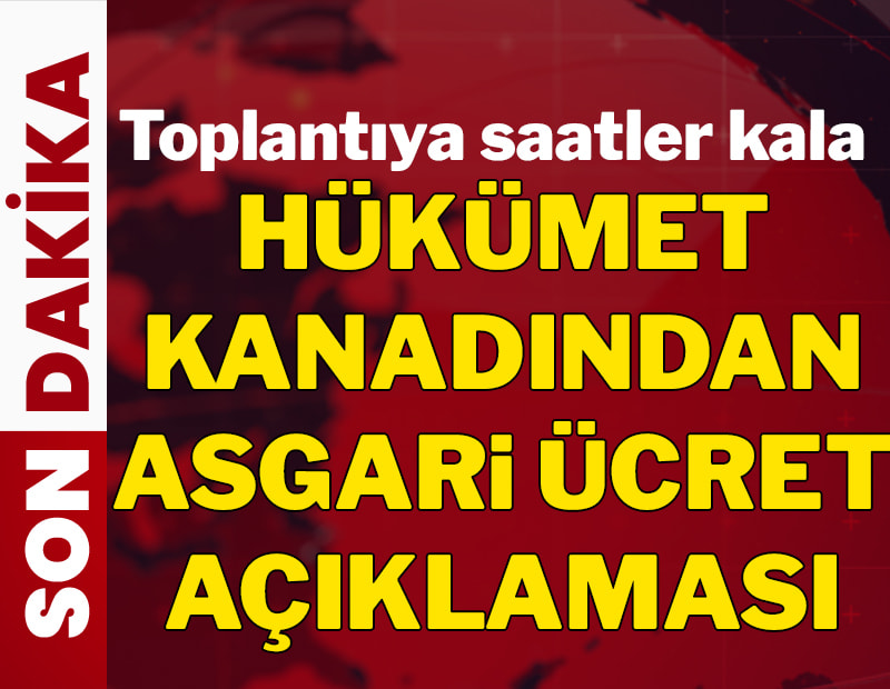 Görüşmeler öncesi hükümet kanadından asgari ücret açıklaması!