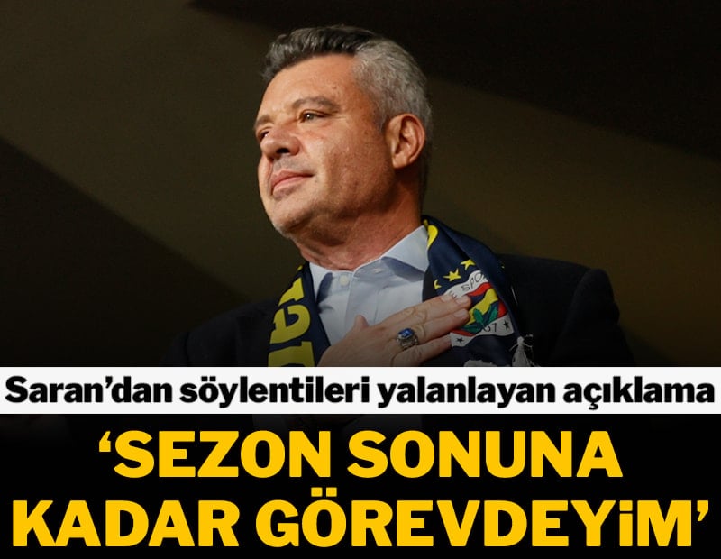 Fenerbahçe seçime gidiyor! Sadettin Saran'dan ilk açıklama