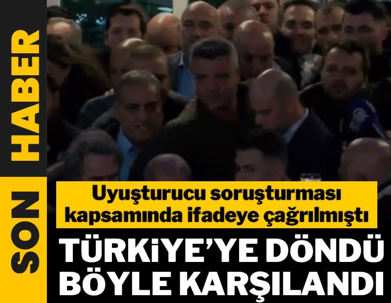 Sadettin Saran'ın uçağı Türkiye'ye iniş yaptı