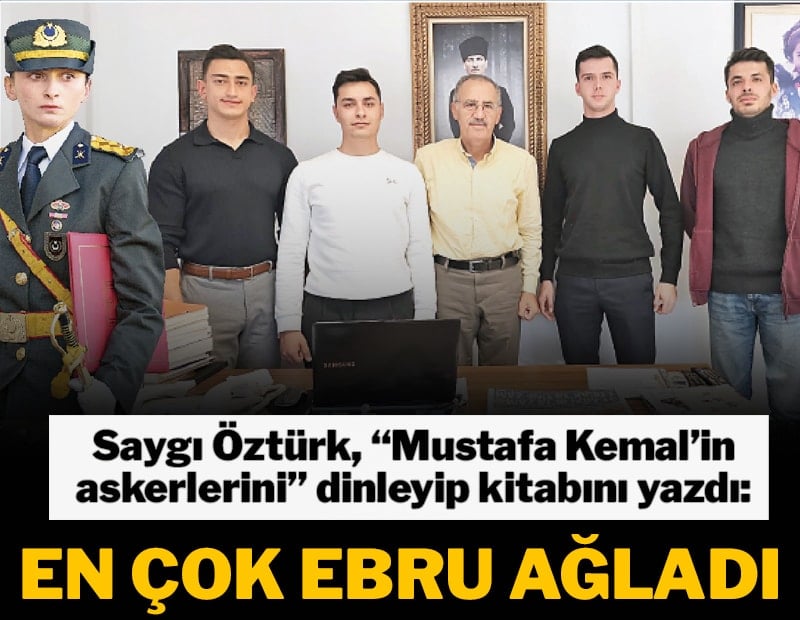 Saygı Öztürk, tarihe not düşecek kitabını anlattı: Ebru teğmen ‘Suçumuz nedir’ diye çok ağladı