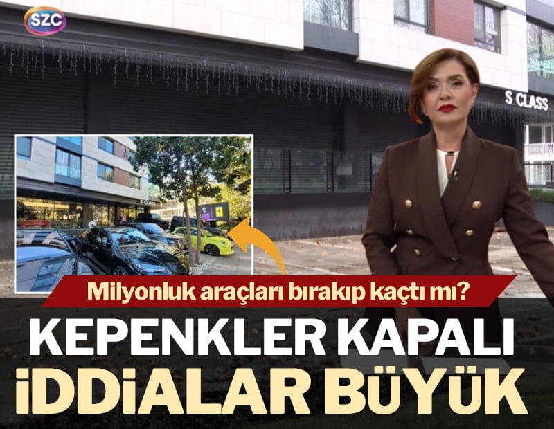 Kepenkler kapalı, iddialar büyük: Milyonluk araçları bırakıp kaçtı mı?