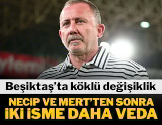 Beşiktaş'ta iki ayrılık daha kapıda! Sergen Yalçın bileti kesti