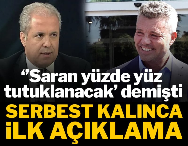 'Saran yüzde 100 tutuklanacak' diyen Şamil Tayyar'dan ilk açıklama