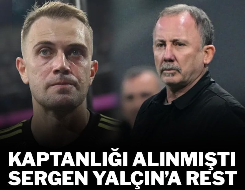 Kaptanlığı alınmıştı! Sergen Yalçın'a rest...