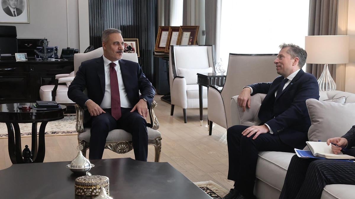 Bakan Fidan, BM Acil Yardım Koordinatörü Fletcher’i kabul etti