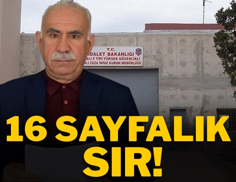 16 sayfalık sır!