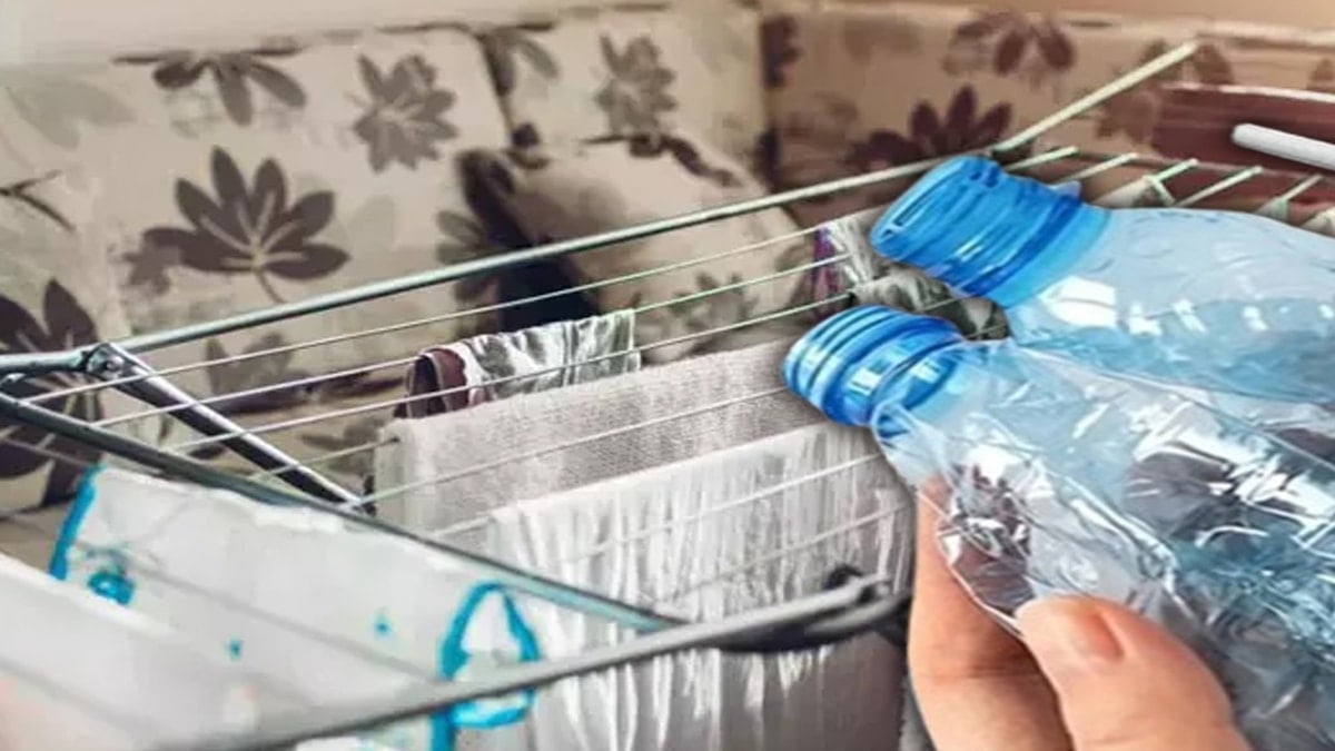 Bir pet şişe ve pirinç yetiyor: Çamaşırlarınızı çok hızlı kuruyacak