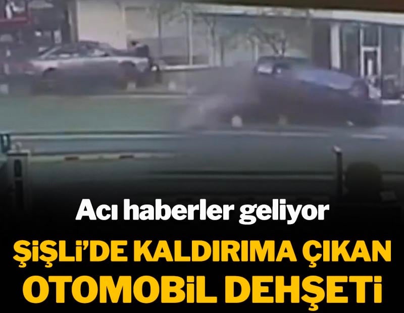Şişli'de otomobil yayaları ezdi! 