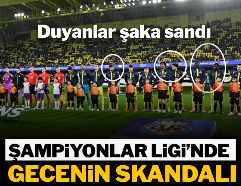 Şampiyonlar Ligi&#x27;nde gecenin skandalı! Şaka sandılar...
