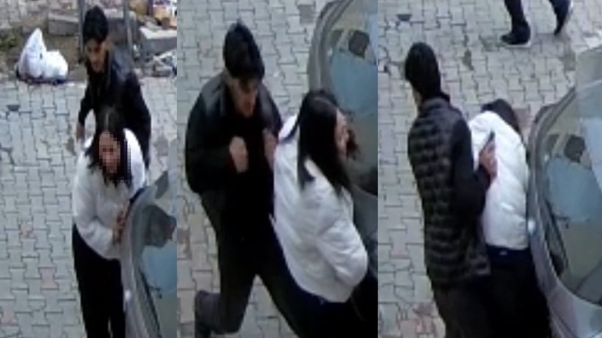 Çığlıkları sokakta yankılandı! Silah çekip karısına dehşeti yaşattı