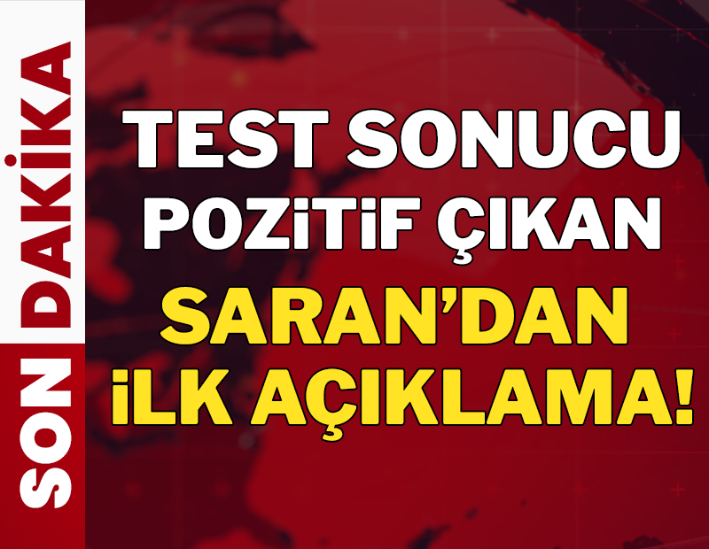 Son dakika! Sadettin Saran'dan açıklama geldi