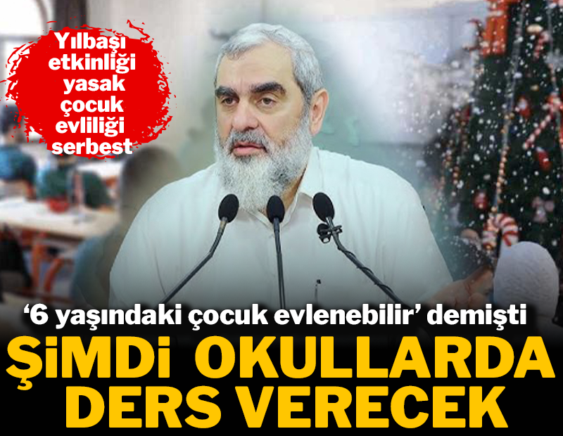 '6 yaşındaki kız çocuğu evlenebilir' demişti: Şimdi okullarda ders verecek