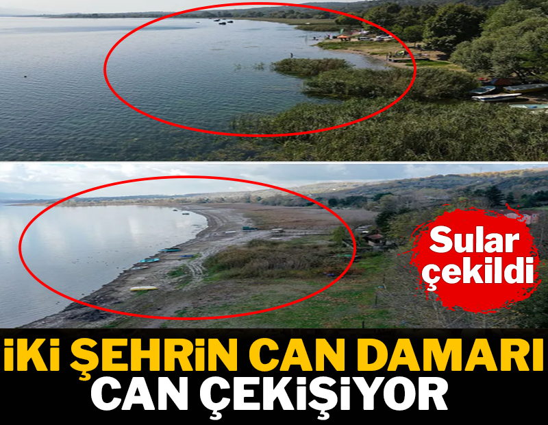 Sular çekildi: İki şehrin can damarı can çekişiyor