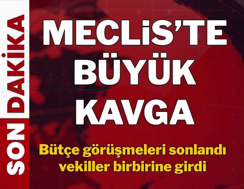 Meclis'te CHP ve AKP'li vekiller arasında kavga