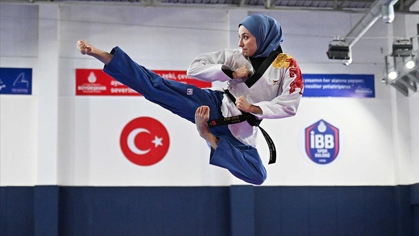 Milli tekvandocu Kübra Dağlı'nın gözü dünya şampiyonluğunda