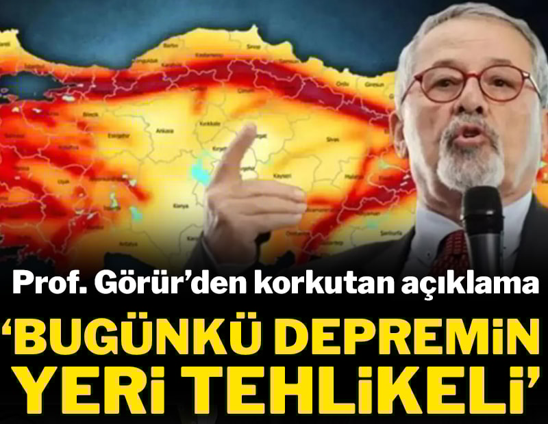 Tunceli depremi sonrası Prof. Dr. Görür'den korkutan açıklama: Yeri tehlikeli