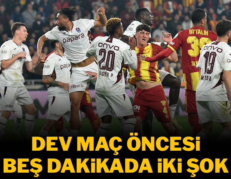 Trabzonspor'un iki yıldızı Beşiktaş maçında oynayamayacak