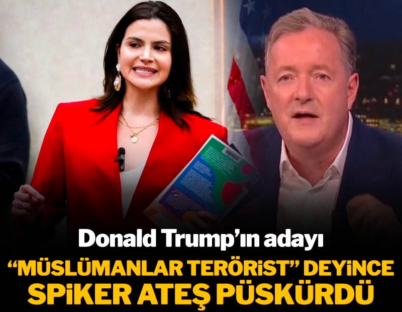 Donald Trump'ın adayı 'Müslümanlar terörist' deyinde spiker ateş püskürdü
