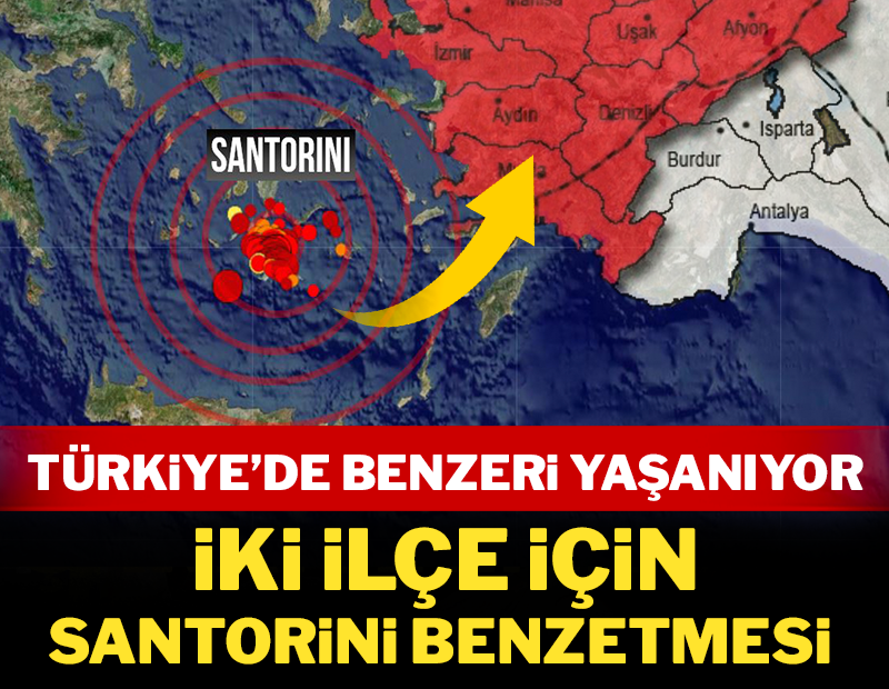 İki ilçe için Santorini benzetmesi! Türkiye'de benzeri yaşanıyor