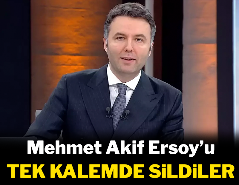 Mehmet Akif Ersoy'u tek kalemde sildiler!