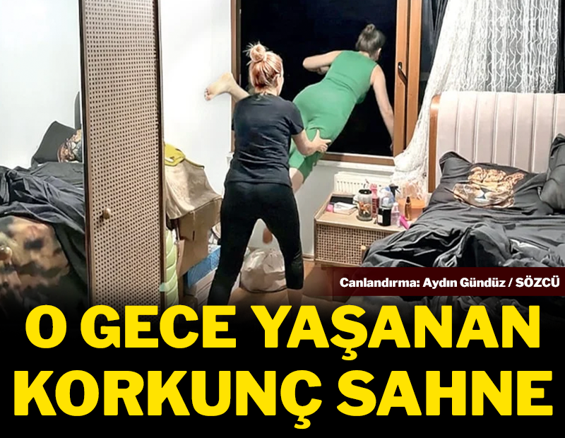 O gece yaşanan korkunç sahne