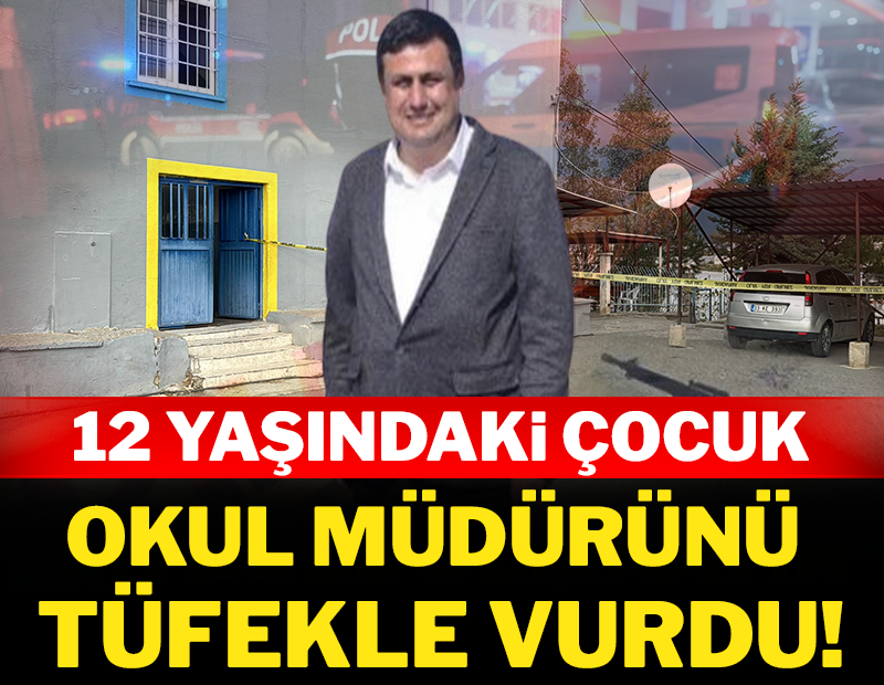 Ortaokul öğrencisi okul müdürünü tüfekle vurdu!