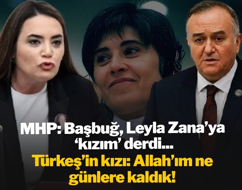 MHP Leyla Zana'ya sahip çıktı: Türkeş'in kızı ateş püskürdü