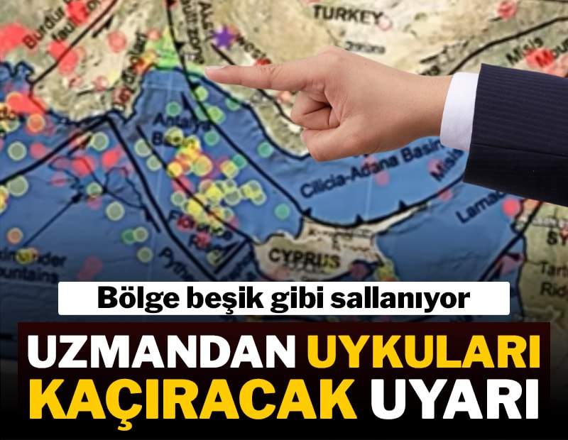 Bölge beşik gibi sallanıyor! Uzmandan uykuları kaçıracak uyarı