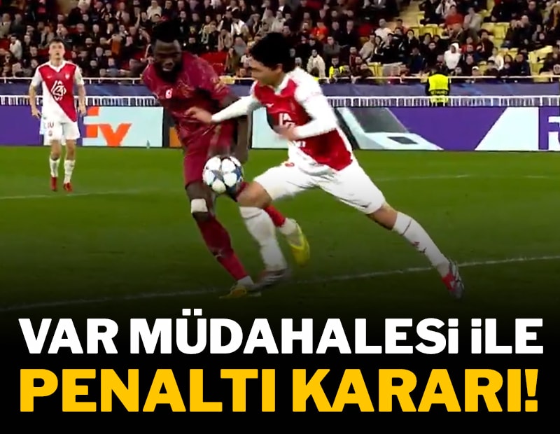 Monaco'da VAR devreye girdi! Penaltı kaçtı...