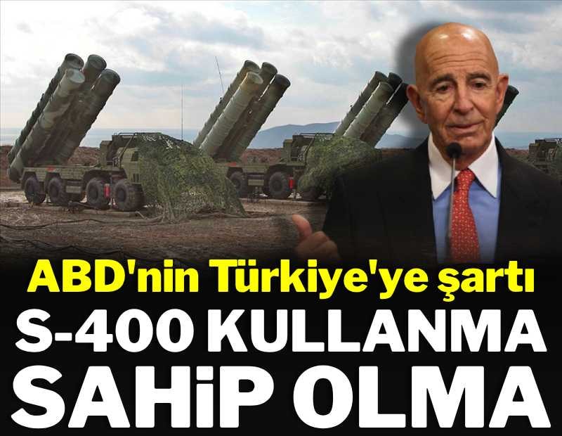 Tom Barrack X'te açıkladı: F-35'in şartını masaya koydu