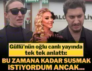 Güllü'nün oğlu canlı yayında tek tek anlattı: Bu zamana kadar susmak istiyordum ancak...